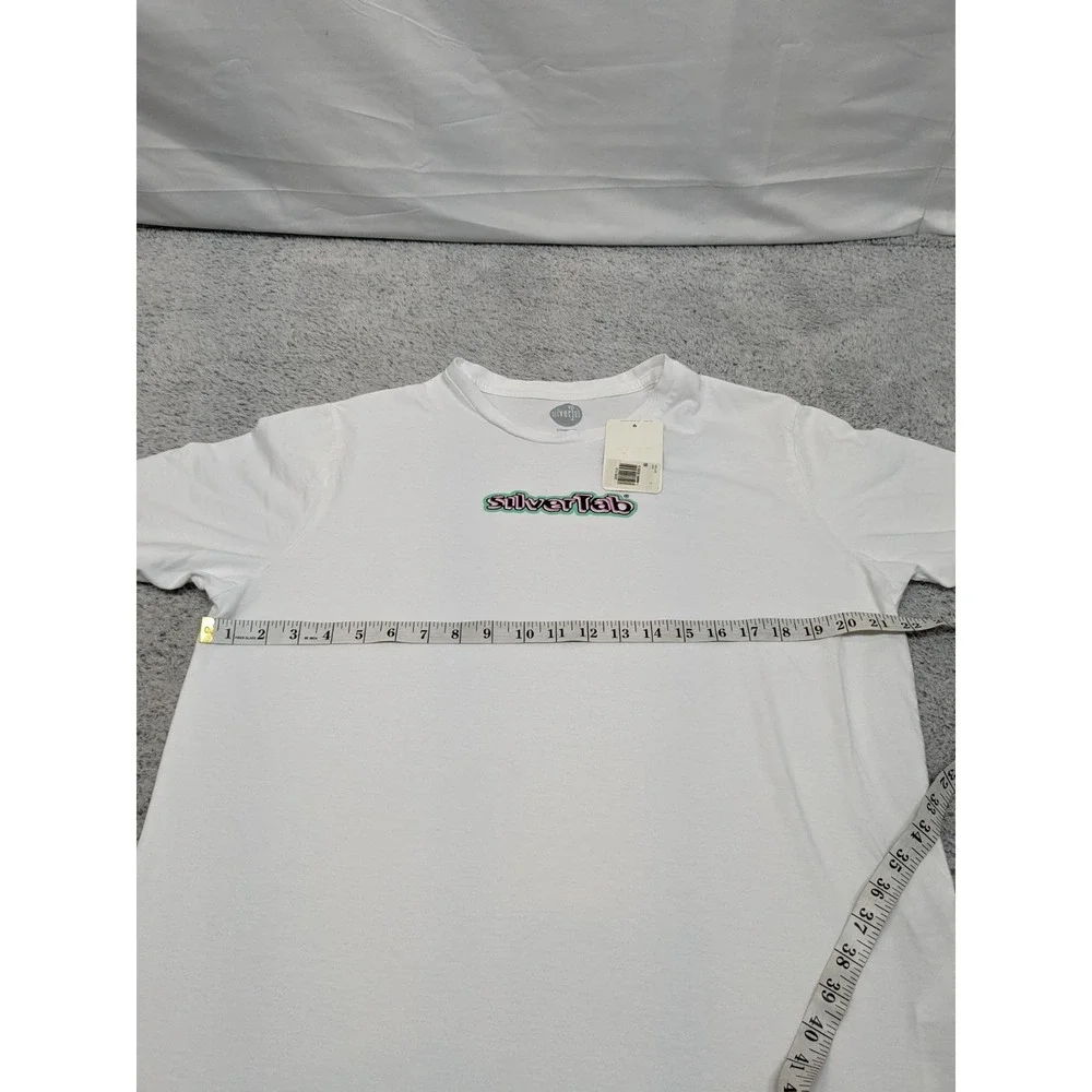 Levi's Silvertab Logo T-Shirt Men's Large‎ White NWT